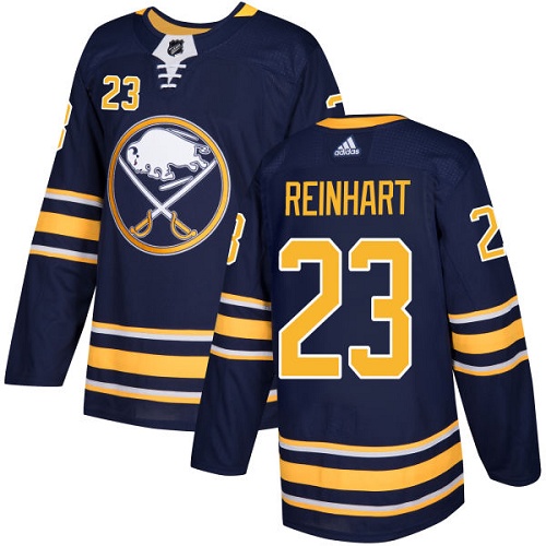 Adidas Sabres #23 Sam Reinhart Navy Blue Home Authentic Stitched NHL Jersey